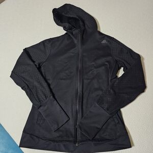 Adidas fleece mesh hoodie